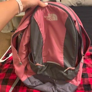 Pink backpack